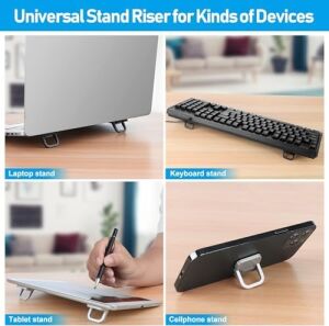 Mini Dizüstü Bilgisayar Standı, Taşınabilir Dizüstü Bilgisayar Standı, Havalandırmalı Soğutmalı Katlanabilir ve Hafif Ergonomik Yükseltici, Şık Bilgisayar Dizüstü Bilgisayar Tutucu Klavyelere