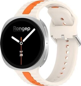 ile Uyumlu  Motion Loop Kordon Galaxy Watch 8 44MM/40MM/CLASSIC 46MM Için Premium Yumuşaklıkta Galaxy Watch 8 Kordonu Çift Renkli Silikon Watch 8 Classic Kordon
