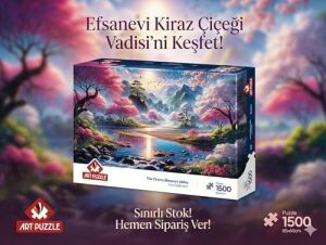 Kiraz Çiçeği Vadisi 1500 Parça Puzzle