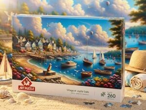 Mutlu Yelkenler Kasabası 260 Parça Puzzle