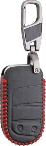 Alisveristime (Jeep Renegade,compass,grand Cherokee, Chrysler,wrangler, Uyumlu) Deri Anahtar Kılıfı