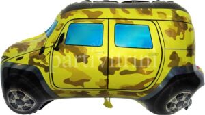 Safari Jeep Sarı Araba Folyo Balon 50 cm