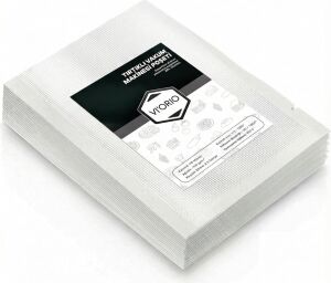 100 Adet Tırtıklı Vakum Makinesi Poşeti Torbası (Seçenekli) (18X25CM)