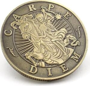 Memento Mori Rönesans Ölümü Hatırla Stoa Şans Coin Metal Para CP060