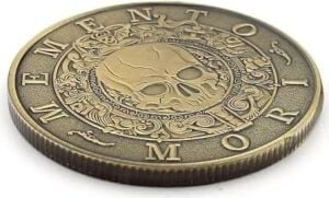 Memento Mori Rönesans Ölümü Hatırla Stoa Şans Coin Metal Para CP060