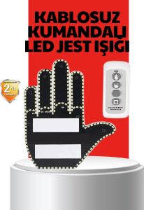 Uzaktan Kumandalı LED Jest Işığı – 3 Farklı Hareket Modu