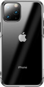 Shining, Cep Telefonu Kılıfı, Şeffaf/transparan - Gümüş/gri, 11 Pro Uyumlu, Tpu, Darbelere Karşı Koruyucu Telefon Kılıfı