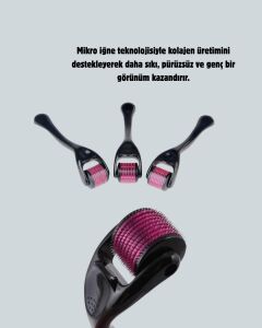 Dermaroller 1 mm Akne Izleri ve Çatlak Giderici Cilt Bakım Aleti