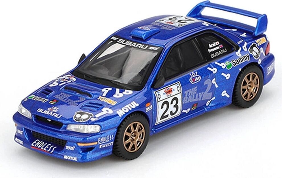 Mini Gt 1/64 Subaru Impreza WRC99 2000 Acropolis Rally - Blister Paket