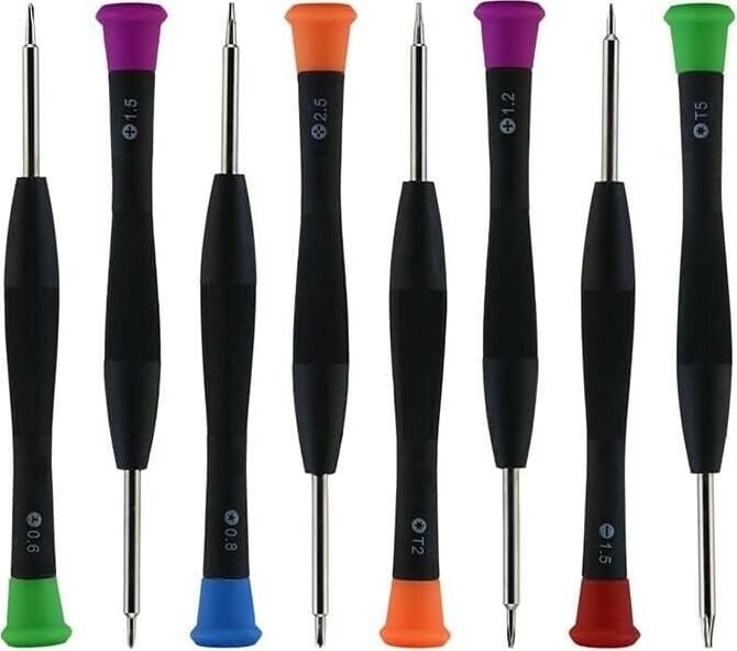 8 Parça Htf Tornavida Seti Tornavida Onarım Aletleri Seti, Küçük Tornavidalar, Gözlük, Telefon Saat Tablet Laptop Tamiri Için Elektronik Onarım Takma Aletleri (8 Parça)