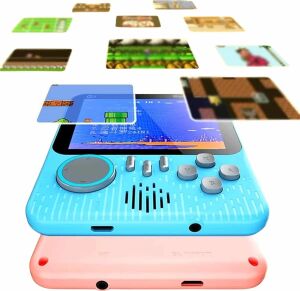 3.5 Inç Mini Atari Taşınabilir Oyun Konsolu 666 Adet Retro Oyun