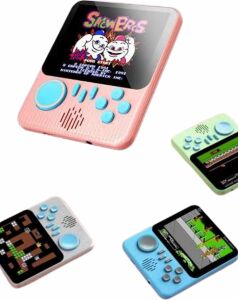 3.5 Inç Mini Atari Taşınabilir Oyun Konsolu 666 Adet Retro Oyun