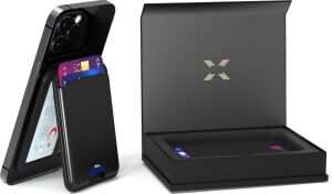 Xenon Smart Akıllı Deri Cüzdan Takip Edilebilir Manyetik Kartlık Ekstra Güçlü Mıktanıs ile Tam Kenetlenme ve Sağlam Tutuş iPhone Magsafe Uyumlu X6608