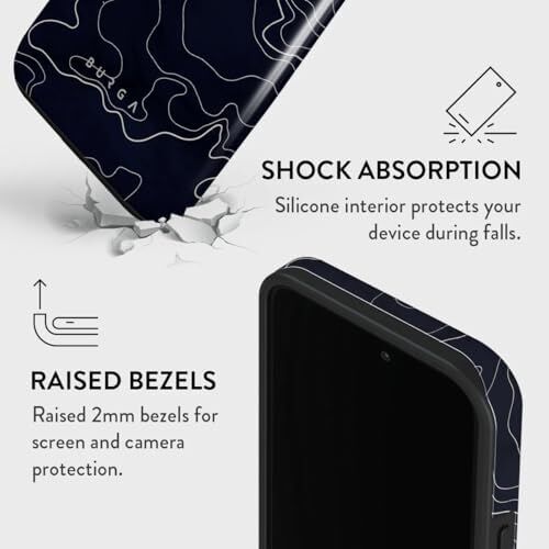 iPhone 14 Pro Max Için Magsafe ile Uyumlu Tough Kılıf, Drifting Shores
