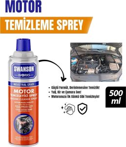 Motor Temizleme Spreyi - 500 ml - Güçlü Formül