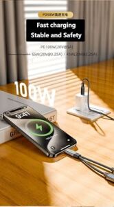 Store 2in 1 100W Type C To Type C & Type C Hızlı Şarj Kulaklık Arama Dönüştürücü Otgtc