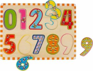 5215 -Wooden Puzzle Numbers 10 Parça