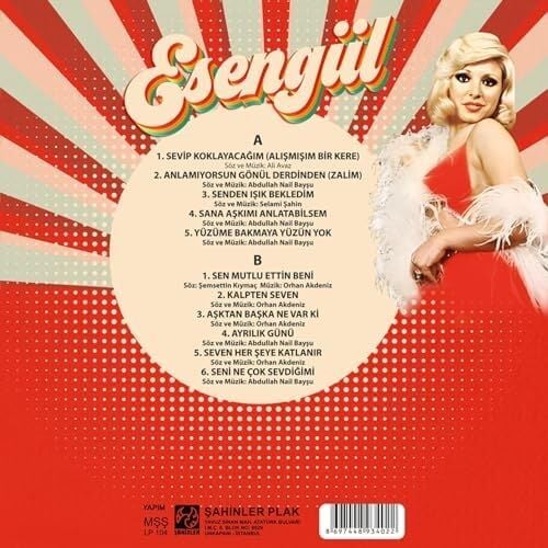 Esengül Esengül Plak Kırmızı Lp