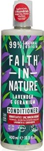 Faıth In Nature %99 Doğal Rahatlatıcı Saç Bakım Kremi Normal & Kuruya Dönük Saçlar Için (Lavanta & Sardunya, 400 Ml)