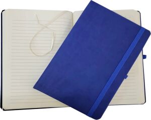 Mavi Renk Termo Deri Defter