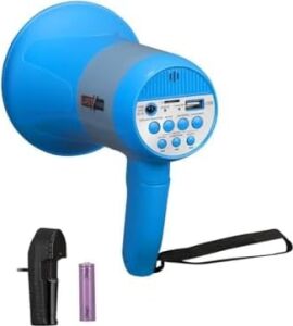 Lastvoice Mgf-50 USB Şarjlı El Megafon 50 Watt Kayıt USB Siren (Şarj Aleti Içerisinde)