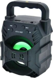 Işıklı Bluetooth Hoparlör, Taşınabilir Kablosuz Ses Sistemi, Suya Dayanıklı ve Radyolu