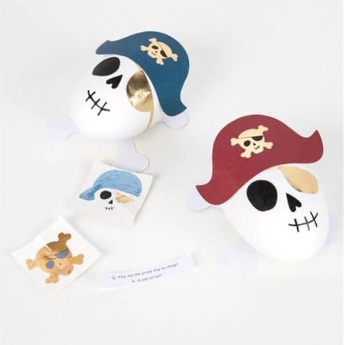 Pirate Skulls Surprise Balls Korsan Iskelet Sürpriz Toplar 3lü