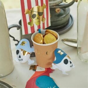 Pirate Skulls Surprise Balls Korsan Iskelet Sürpriz Toplar 3lü