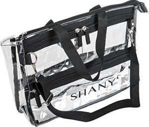 Shany Clear Travel Makeup Bag - Cosmetics Organizer