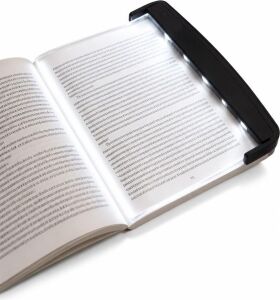 Busstier LED Kitap Okuma Işığı, Kitap Arasına Yerleştirilebilir Ince Okuma Lambası, Gece Okuma ve Seyahat Için Taşınabilir Aydınlatma Paneli