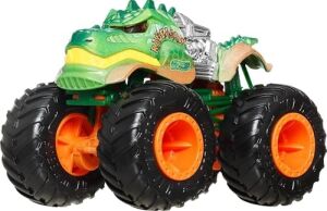 Oyuncak Arabalar ve  Trucks, Köpek Balığı ve Dinozor Çoklu Paketi, 2 Büyük Tır, 1:64 Ölçekli 2  Trucks ve 1:64 Ölçekli 2  Araç, JGD68