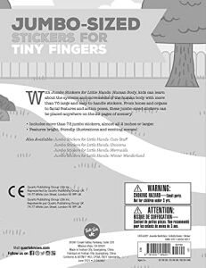 Jumbo Stickers For Little Hands: Human Body: Includes 75 Stickers: Volume 1
