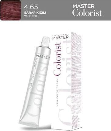 Professional Tüp Saç Boyası Boya 60 ml 4.65 Şarap Kızılı