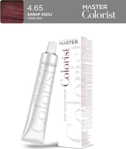 Professional Tüp Saç Boyası Boya 60 ml 4.65 Şarap Kızılı