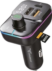 USB Flash + Hafıza Kart Uyumlu Fm Transmitter - Araç Şarjı ve Bluetooth Kiti