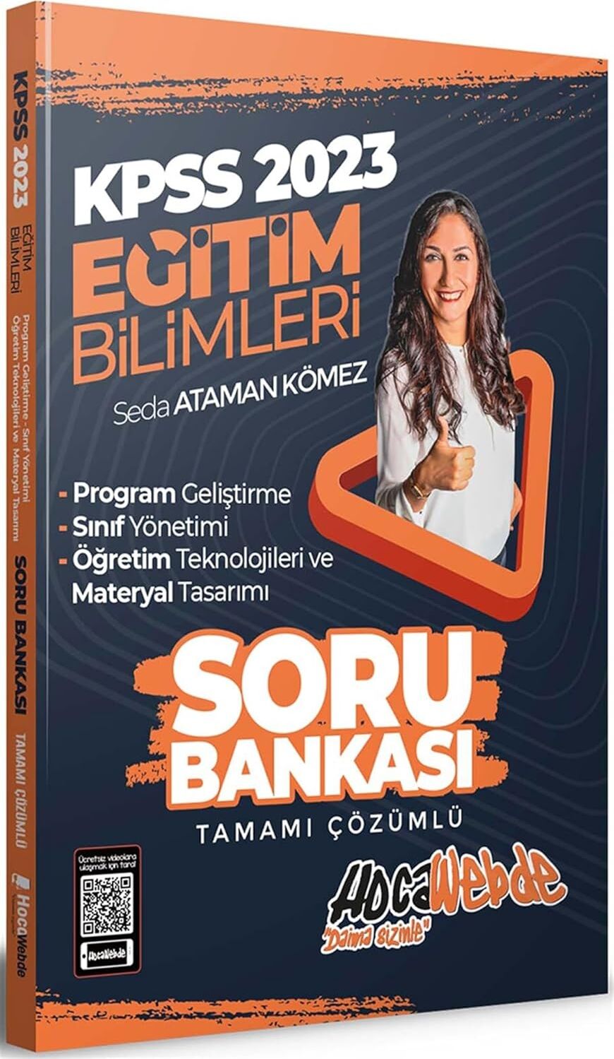 Hoca Webde  2023 Kpss Eğitim Bilimleri Program Geliştirme Sınıf Yönetimi Materyal Geliştirme Soru Bankası