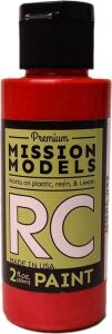Mission Models MMRC-023 Su Bazlı Rc Boya, 2 Oz Şişe, Inci Kırmızısı