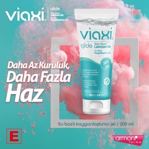 Viaxi Glide Su Bazlı Kayganlaştırıcı Jel 200 ml