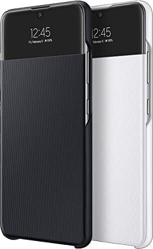 Galaxy A32 S View Akıllı Kılıf Kapaklı Cüzdan, Beyaz EF-EA325P
