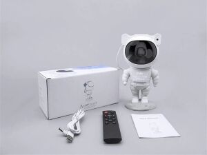 Çocuklara Özel Projeksiyon Astronot Lamba Speaker Sevimli