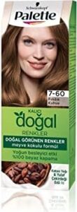 Kalıcı Doğal Renkler Saç Boyası 7-60 Fındık Kahve
