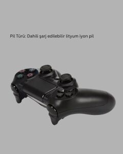 Ps4 Uyumlu Kablosuz Oyun Kolu – Gerçekçi Titreşimli Geri Bildirim