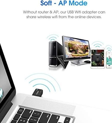 Ac 1300 Mbit/s USB Wlan Adaptörü, Çift Bant Wifi Stick 2.4g/5ghz Usb3.0 Adaptör Kablosuz Ağ Alıcısı Wifi Dongle, Masaüstü Bilgisayar/dizüstü Bilgisayar Için, Windows 11/10/8.1/7/ Mac Os x