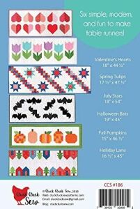 Cluckclucksew Cluck Cluck Sew Modern Tatil Masa Koşucuları Desen