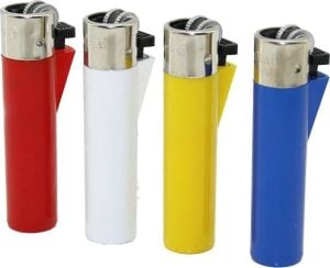 Slim Mini Silindir Çakmak - Tekrar Doldurulabilir - Renkli Tasarım