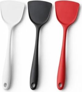 Silikon Yumurta ve Krep Çevirme Aparatı Isıya Dayanıklı Yanmaz Yapışmaz Ince Esnek Tava Aparatı Bpa Free Çizmez Teflon Uyumlu Ergonomik Saplı Asorti Renk