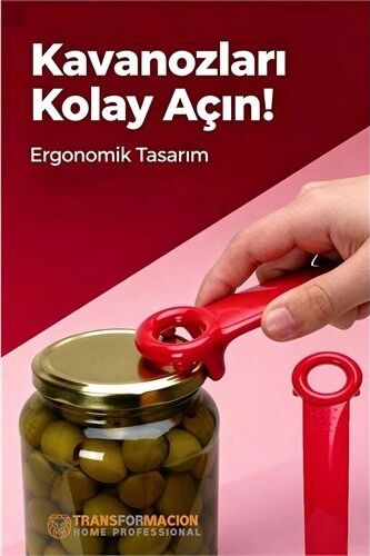 Kavanoz Açacağı Konserve Açacağı -Vakumlu Kapak Açma Aparatı 715704