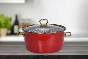 Red Emaye Kızartma Tenceresi 22 cm