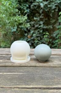 Concept Küre 7cm Çap Silikon Mum Kalıbı