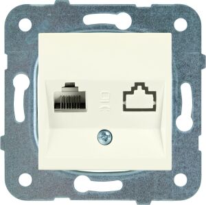Karre-Meridian Krem Tekli Data Cat6 Mekanizma
